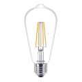 LED Λαμπτήρας VINTAGE Philips ST64 E27/7W/230V 2700K
