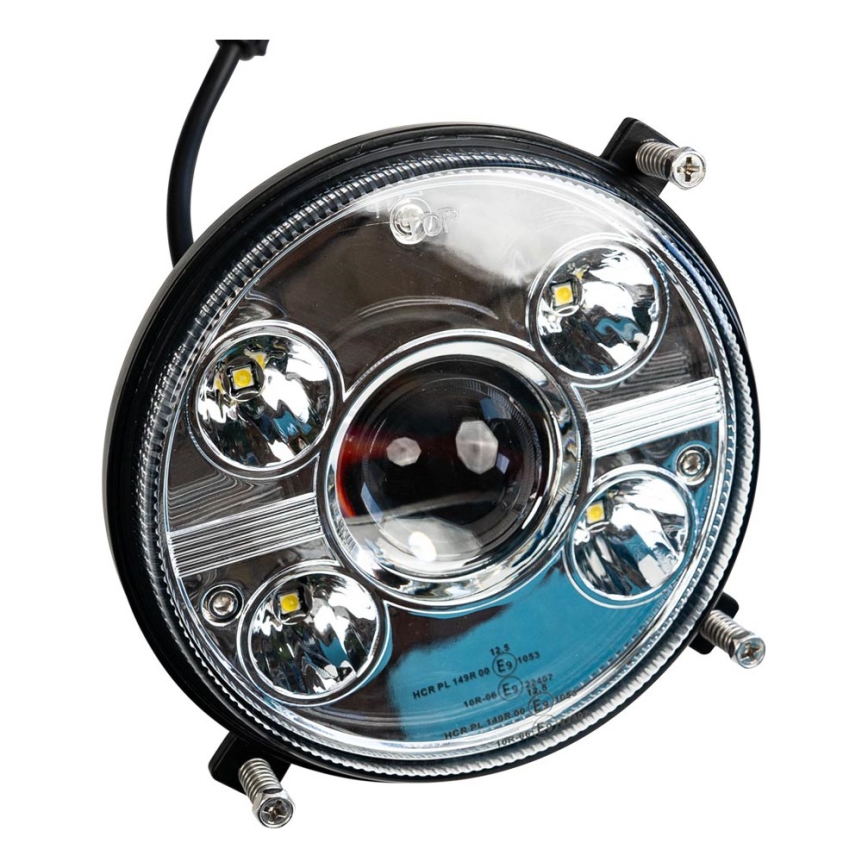 LED Μπροστινό φανάρι τρακτέρ LED/50W/10-30V IP69 5700K στρογγυλό