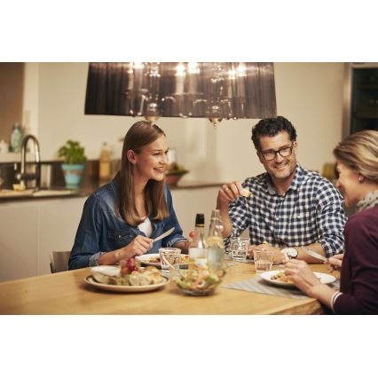 LED Με Dimmer κερί Philips Warm Glow E14/4W/230V - CANDLE 2200 - 2700K