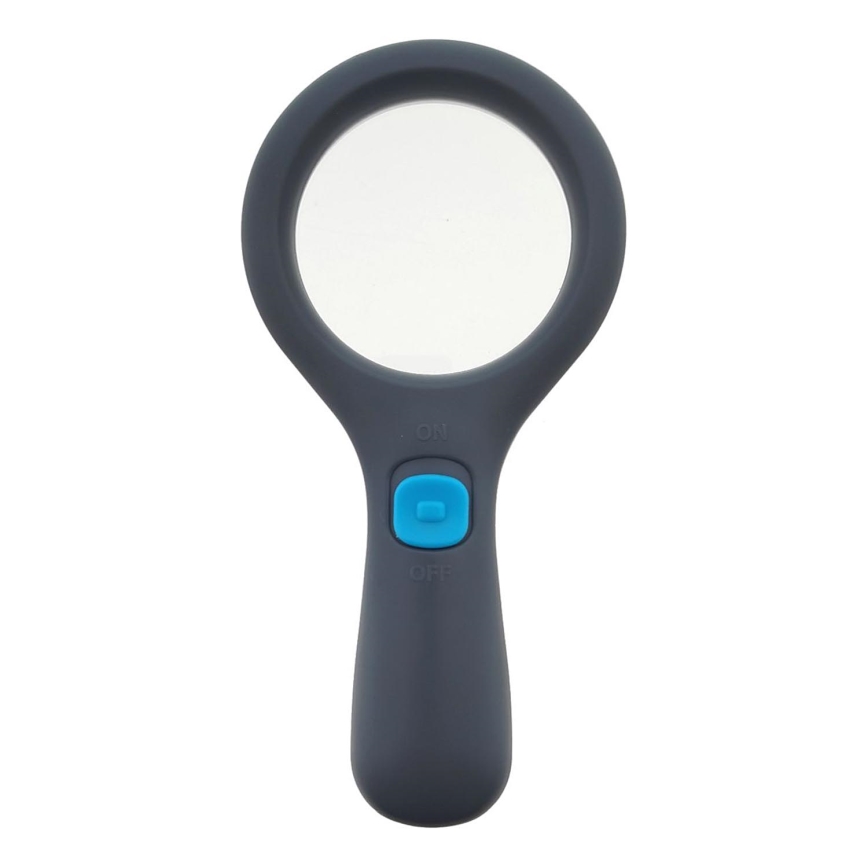 LED Μεγεθυντικός φακός 3×ZOOM με ενσωματωμένο φωτισμό LED/3W/2xAAA IP22