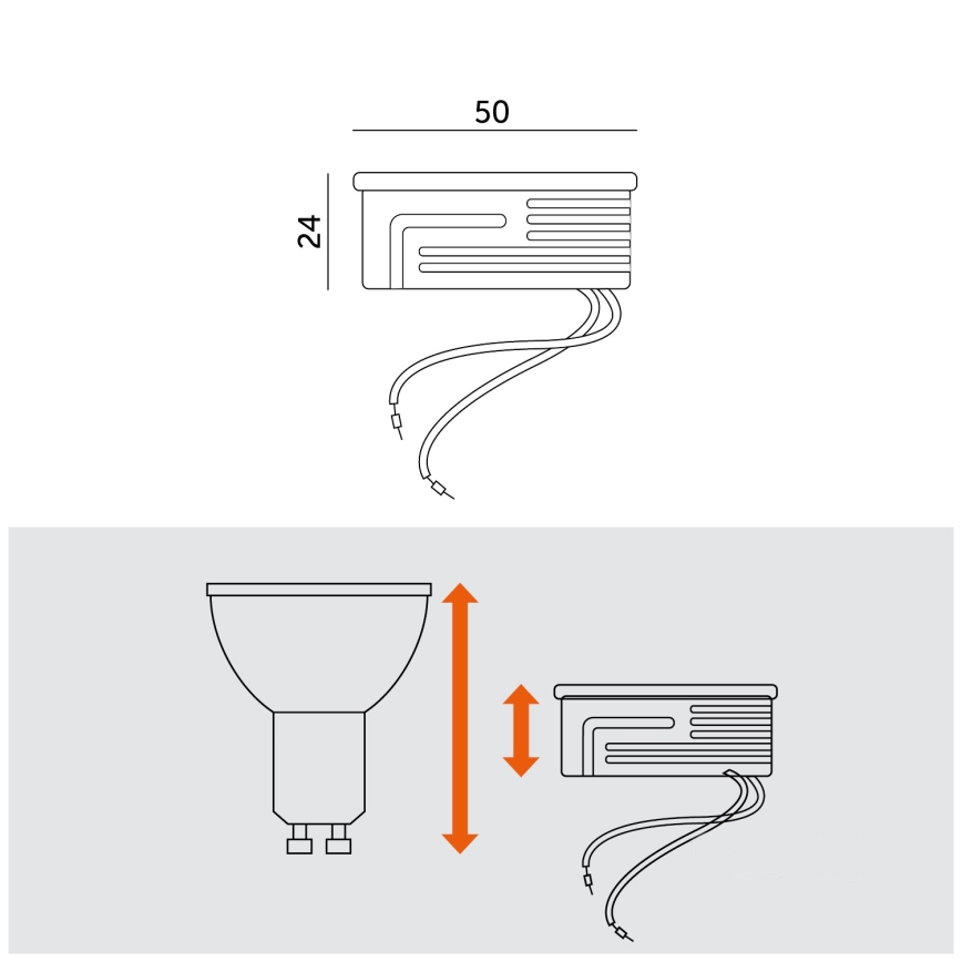 LED Μονάδα LED/6,5W/230V 4000K