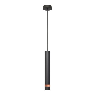 LED Μονόφωτο φωτιστικό οροφής TUBA 1xGU10/4,8W/230V μαύρο/χαλκός