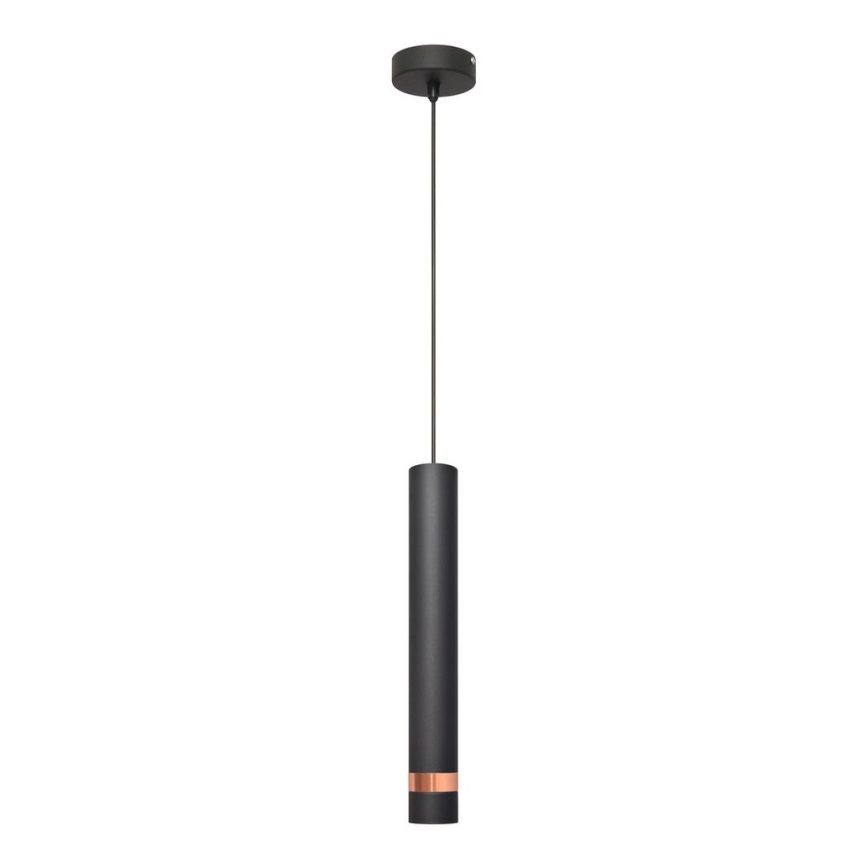 LED Μονόφωτο φωτιστικό οροφής TUBA 1xGU10/4,8W/230V μαύρο/χαλκός