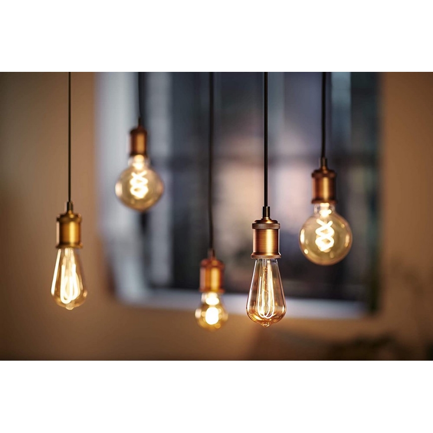 LED Ρυθμιζόμενη Λάμπα VINTAGE Philips G93 E27/4W/230V 1800K