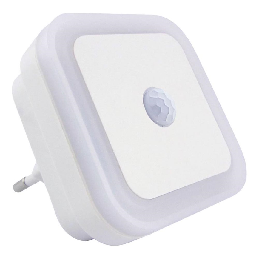 LED νυχτερινό φωτάκι με αισθητήρα LED/0,5W/230V λευκό