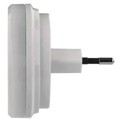 LED νυχτερινό φωτιστικό με αισθητήρα λυκόφωτος LED/0,3W/230V