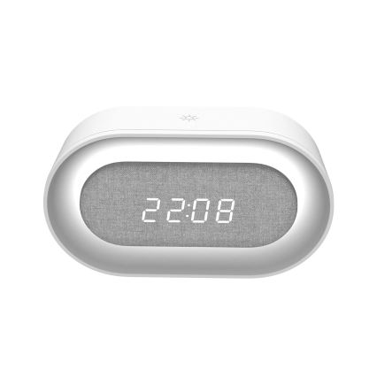 LED Ρυθμιζόμενο νυχτερινό φωτιστικό με ξυπνητήρι KAJA LED/1,3W/5V 3000K