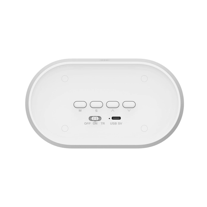 LED Ρυθμιζόμενο νυχτερινό φωτιστικό με ξυπνητήρι KAJA LED/1,3W/5V 3000K