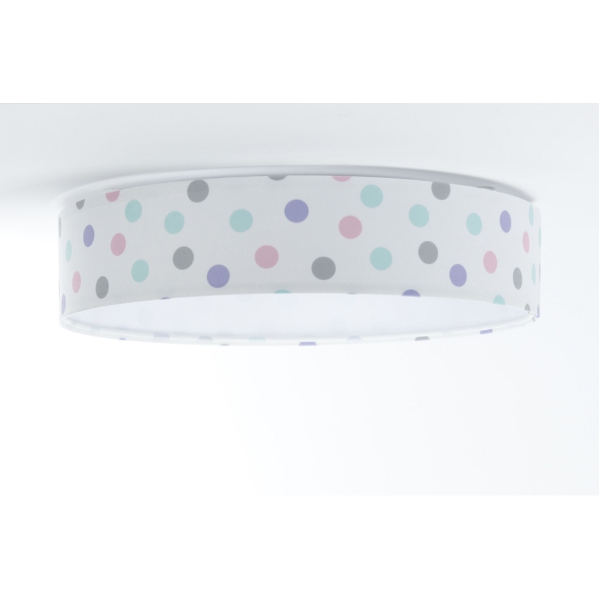 Παιδικό οροφής φωτιστικό LED GALAXY KIDS LED/24W/230V πολύχρωμες βούλες
