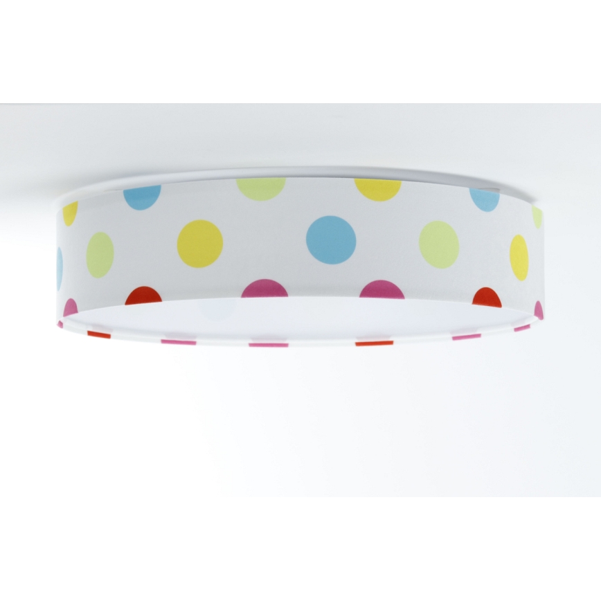 Παιδικό οροφής φωτιστικό LED GALAXY KIDS LED/24W/230V πολύχρωμες βούλες