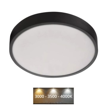LED Οροφιαίο φωτιστικό NEXXO LED/28,5W/230V 3000/3500/4000K διάμ. 30 εκ. μαύρο