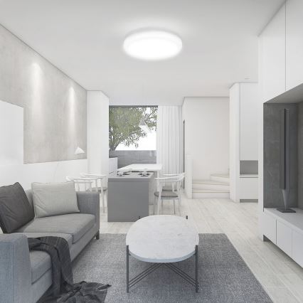 LED Οροφωτιστικό Μπάνιου SAMSUNG CHIP LED/18W/230V IP44 6500K διάμ. 25 εκ. λευκό