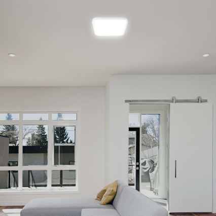 LED Οροφωτιστικό μπάνιου SAMSUNG CHIP LED/24W/230V IP44 3000K 29x29 εκ. λευκό
