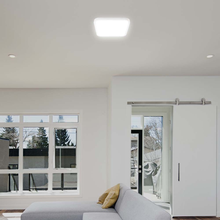 LED Οροφωτιστικό μπάνιου SAMSUNG CHIP LED/24W/230V IP44 3000K 29x29 εκ. λευκό