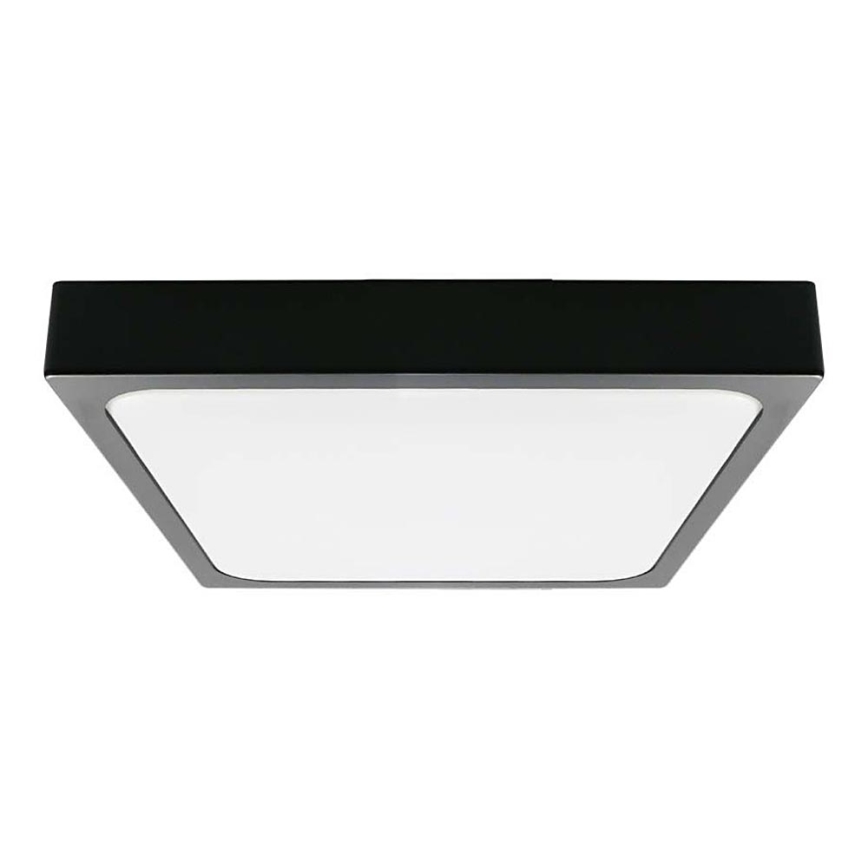 LED Οροφιαίο φωτιστικό μπάνιου LED/30W/230V 4000K IP44 42x42 εκ. μαύρο