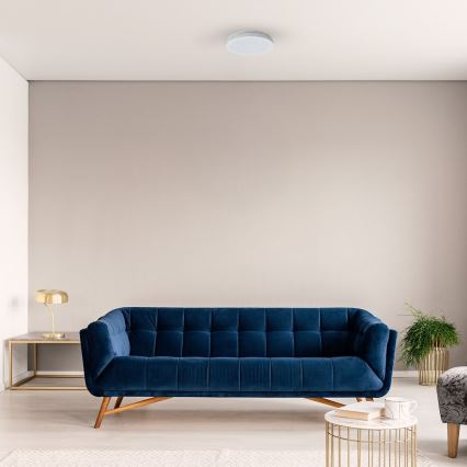 LED οροφιαίο φωτιστικό μπάνιου MARLON LED/36W/230V, Ø 30 cm, IP54, λευκό