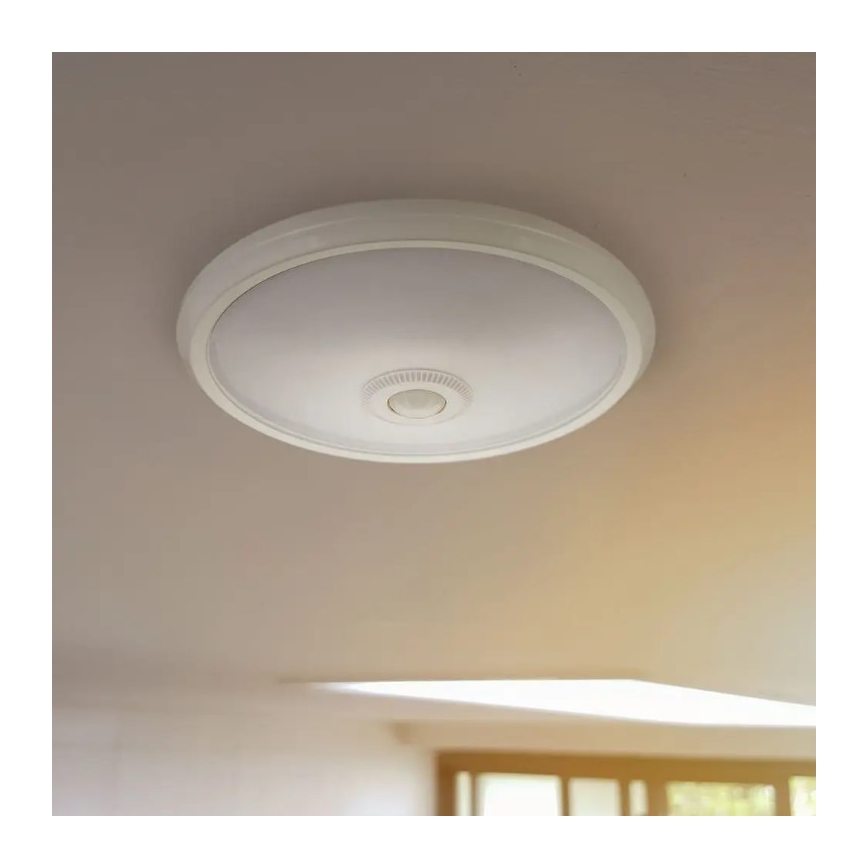 LED Οροφιαίο φωτιστικό με αισθητήρα SAMSUNG CHIP LED/12W/230V 6400K διάμ. 29 εκ.