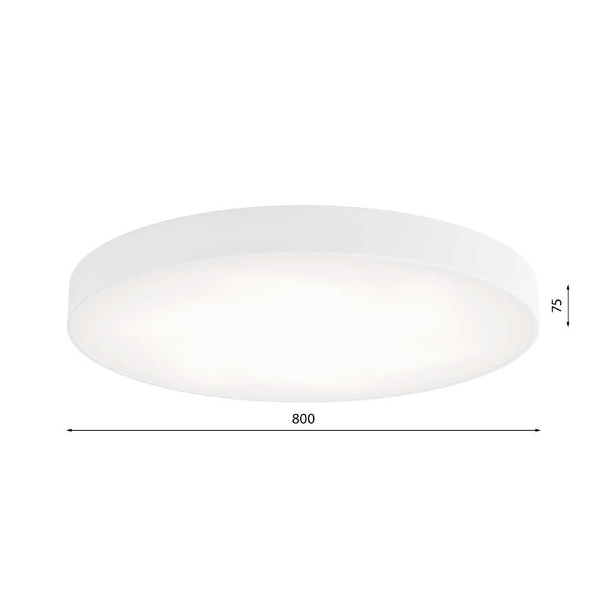 LED Οροφής Φωτιστικό CLEO LED/96W/230V 3000K διάμ. 80 εκ. λευκό