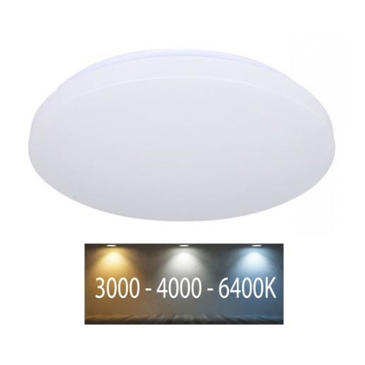 LED Οροφής Φωτιστικό LED/12W/230V 26εκ 3000K/4000K/6400K