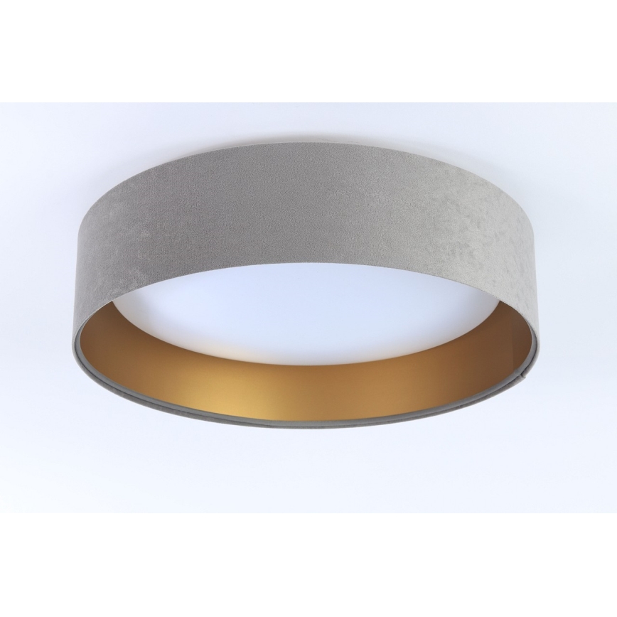 Φωτιστικό οροφής LED GALAXY 1xLED/24W/230V διάμ. 44 εκ. γκρι/χρυσό