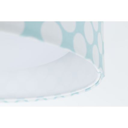 Παιδικό φωτιστικό οροφής LED GALAXY KIDS LED/24W/230V με πράσινες/λευκές βούλες