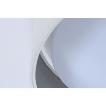 Φωτιστικό οροφής LED GALAXY LED/24W/230V διάμ. 44 εκ. λευκό/ασημί