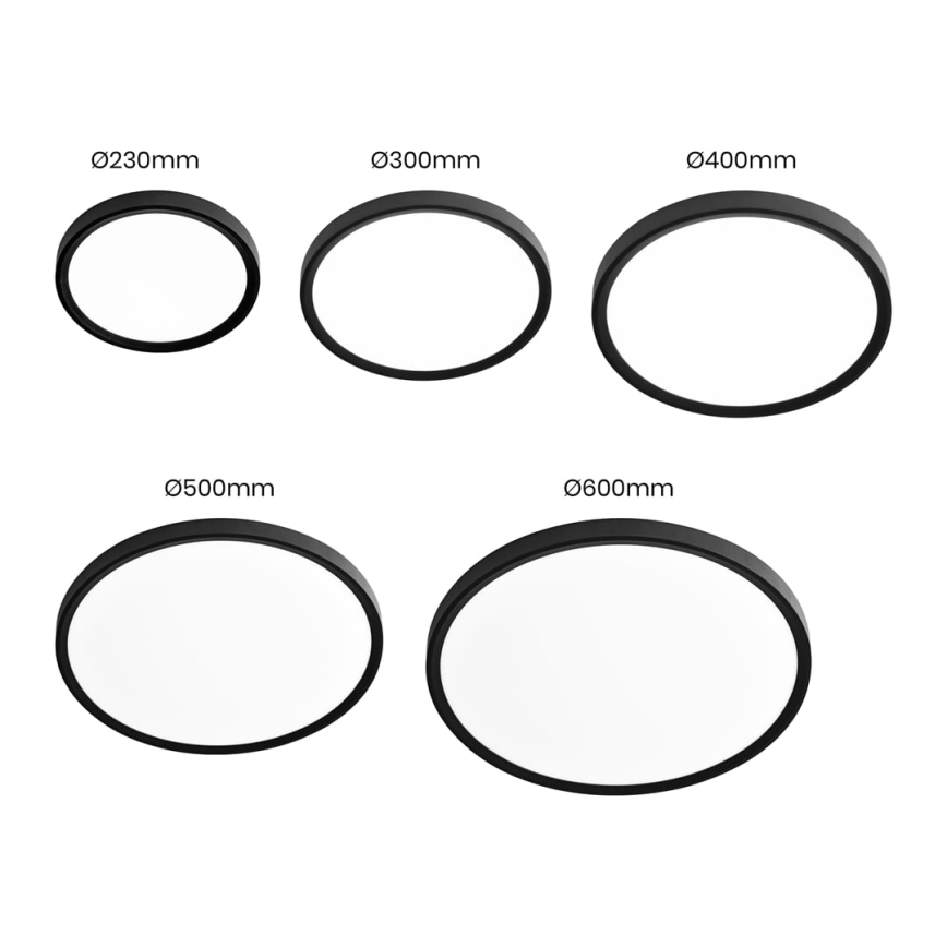 LED Οροφής Φωτιστικό MAQ LED/32W/230V 3000/4000/6500K IP40 μαύρο