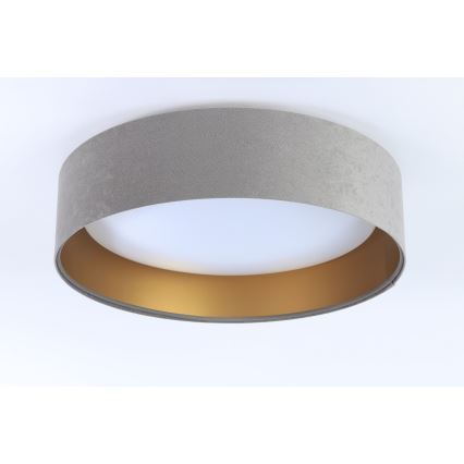 LED Ρυθμιζόμενο Φωτιστικό Οροφής SMART GALAXY LED/24W/230V διάμ. 45 εκ. 2700-6500K Wi-Fi Tuya γκρι/χρυσό + τηλεχειριστήριο