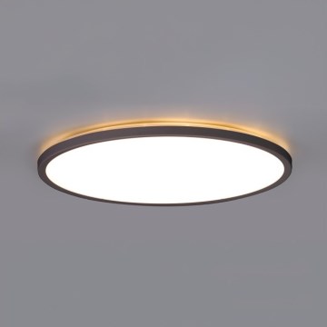 LED Οροφωτιστικό Μπάνιου NIVERA LED/32W/230V IP54 3000/4000/6000K διάμ. 42 εκ. μαύρο