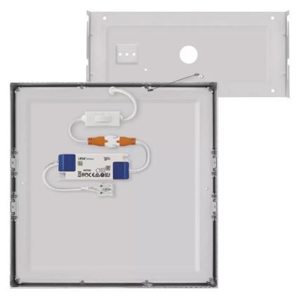 LED Οροφωτιστικό NEXXO LED/28,5W/230V 3000/3500/4000K 30x30 cm ματ χρώμιο