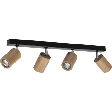 LED Οροφής Σποτ MATTI 4xGU10/5W/230V δρυς