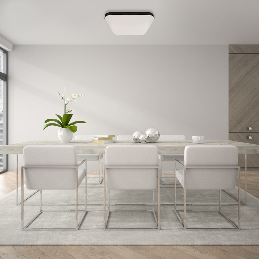 LED Οροφιαίο φωτιστικό μπάνιου με αισθητήρα NEMO LED/16W/230V IP44 μαύρο