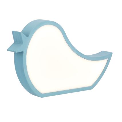 LED Παιδικό επιτραπέζιο φωτιστικό BIRD LED/12W/230V μπλε