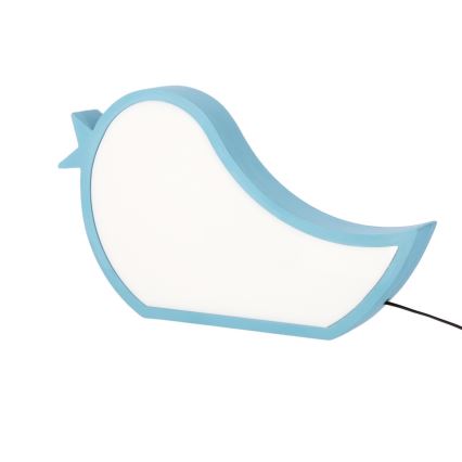 LED Παιδικό επιτραπέζιο φωτιστικό BIRD LED/12W/230V μπλε