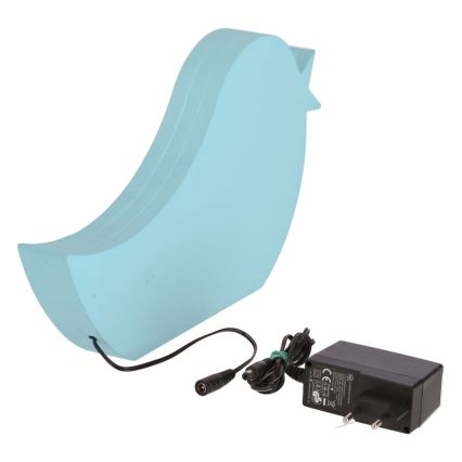 LED Παιδικό επιτραπέζιο φωτιστικό BIRD LED/12W/230V μπλε