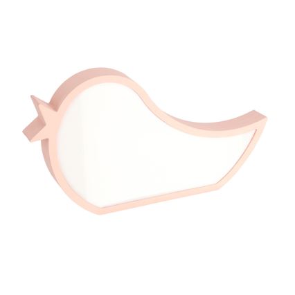 LED Παιδικό επιτραπέζιο φωτιστικό BIRD LED/12W/230V ροζ
