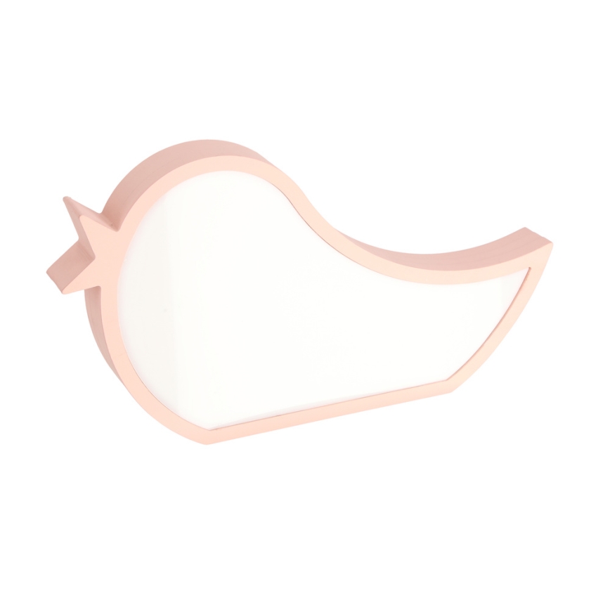LED Παιδικό επιτραπέζιο φωτιστικό BIRD LED/12W/230V ροζ