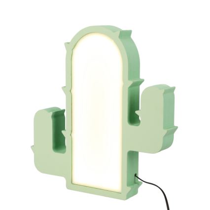 LED παιδικό επιτραπέζιο φωτιστικό CACTUS LED/10W/230V πράσινο