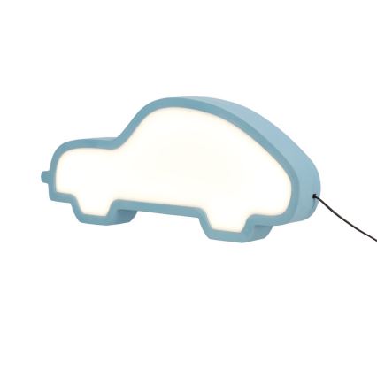 LED Παιδικό επιτραπέζιο φωτιστικό CAR LED/11W/230V μπλε