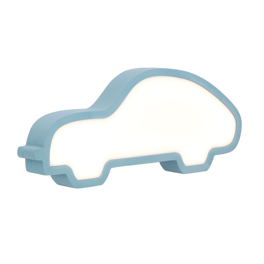 LED Παιδικό επιτραπέζιο φωτιστικό CAR LED/11W/230V μπλε