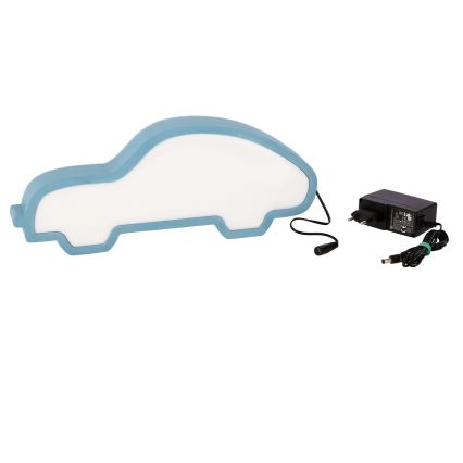 LED Παιδικό επιτραπέζιο φωτιστικό CAR LED/11W/230V μπλε