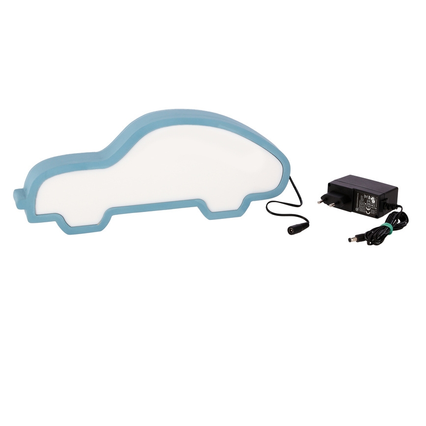 LED Παιδικό επιτραπέζιο φωτιστικό CAR LED/11W/230V μπλε