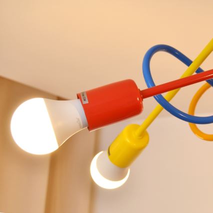 Παιδικό φωτιστικό οροφής LED OXFORD 5xE27/15W/230V