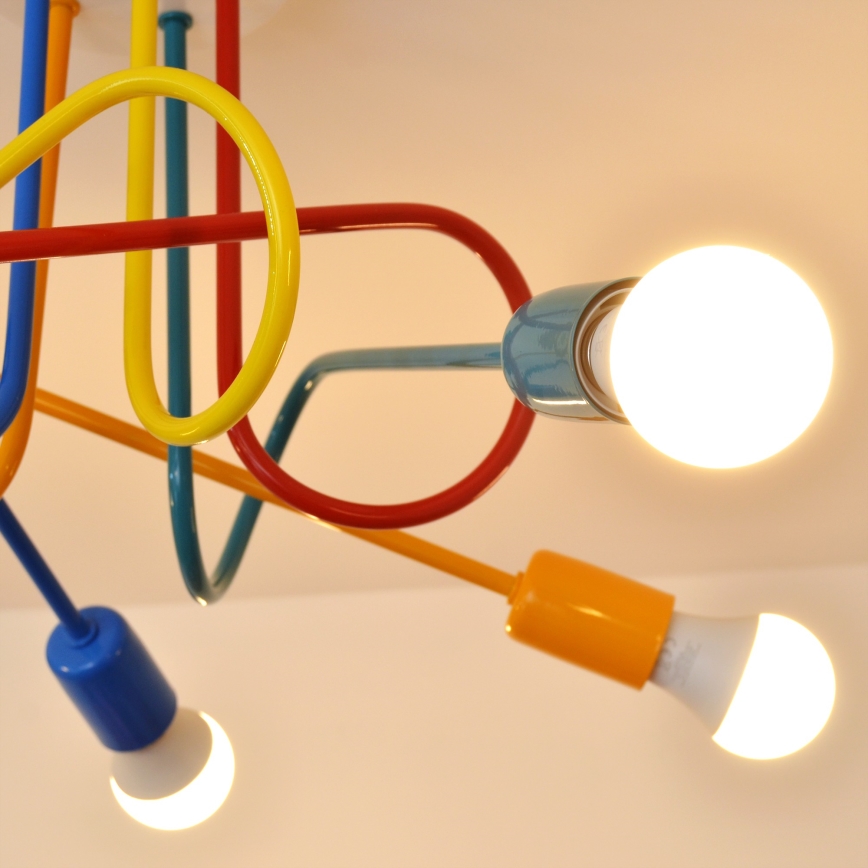 Παιδικό φωτιστικό οροφής LED OXFORD 5xE27/15W/230V