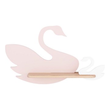 LED Παιδικό φωτιστικό τοίχου με ράφι SWAN LED/5W/230V,