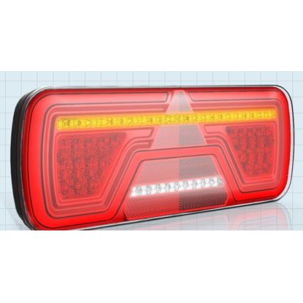 LED Πίσω φώτα συνδυασμένα με δυναμικό φλας LED/10-30V IP67 αριστερός