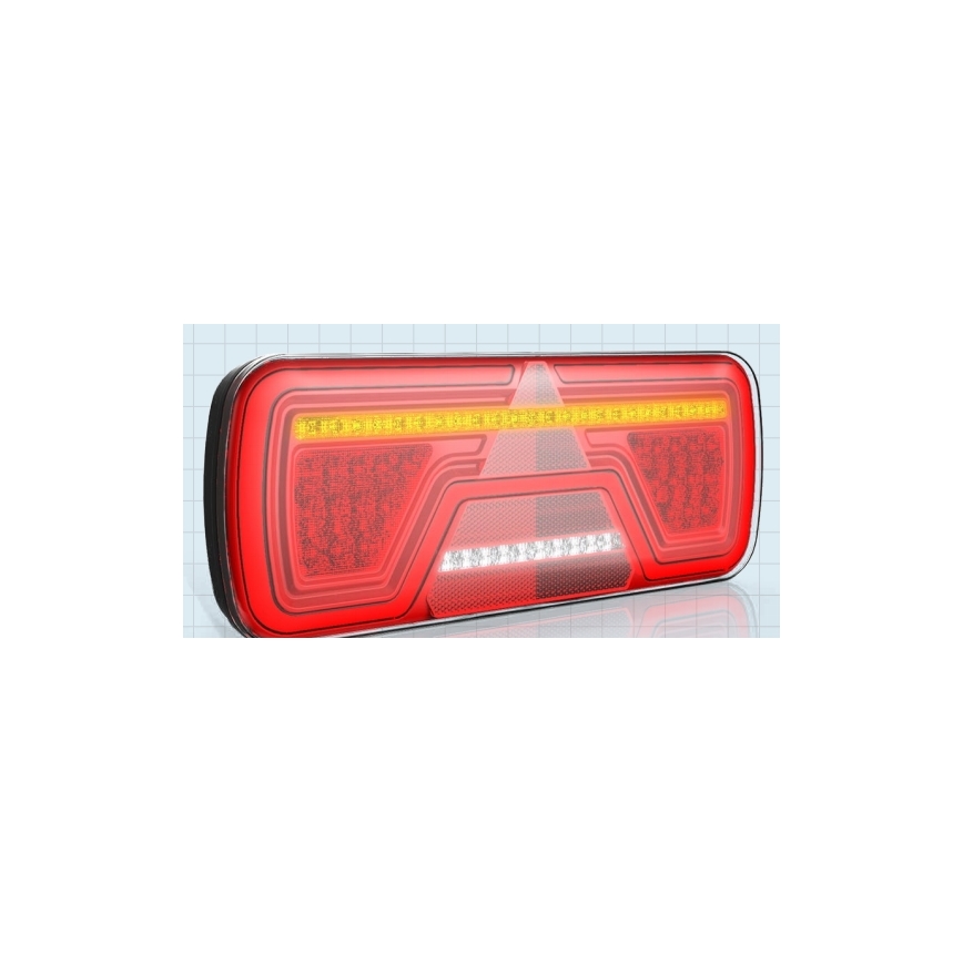 LED Πίσω φώτα συνδυασμένα με δυναμικό φλας LED/10-30V IP67 αριστερός