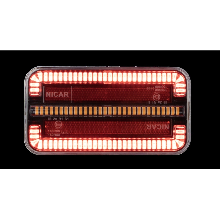 LED Πίσω φώτα συνδυασμένα με δυναμικό φλας LED/12-24V IP65
