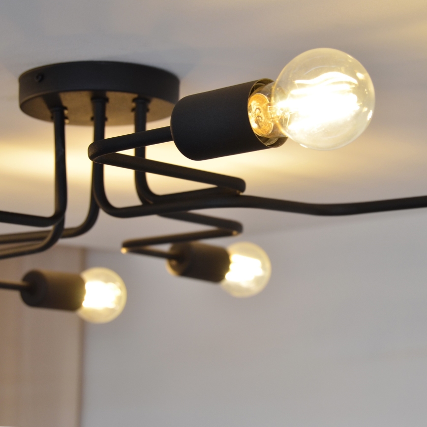 LED Πλαφονιέρα οροφής TUBE 6xE27/15W/230V