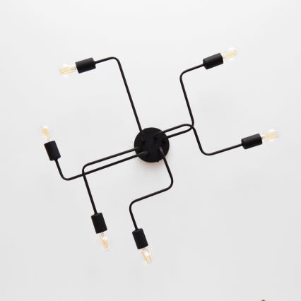 LED Πλαφονιέρα οροφής TUBE 6xE27/15W/230V